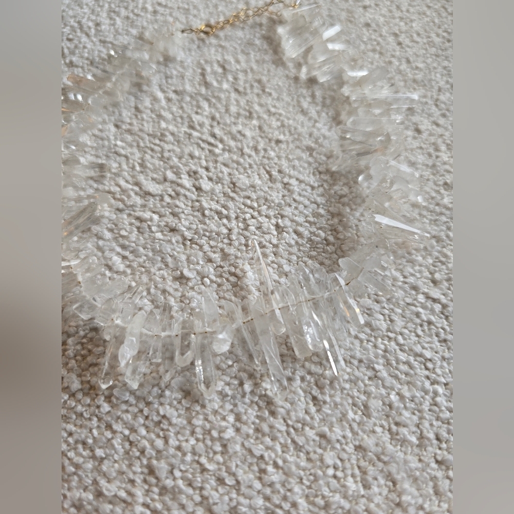 TEMPÊTE × Anthropologie, Raw Crystal Choker Necklace, MSRP$200 - Picture 5 of 8